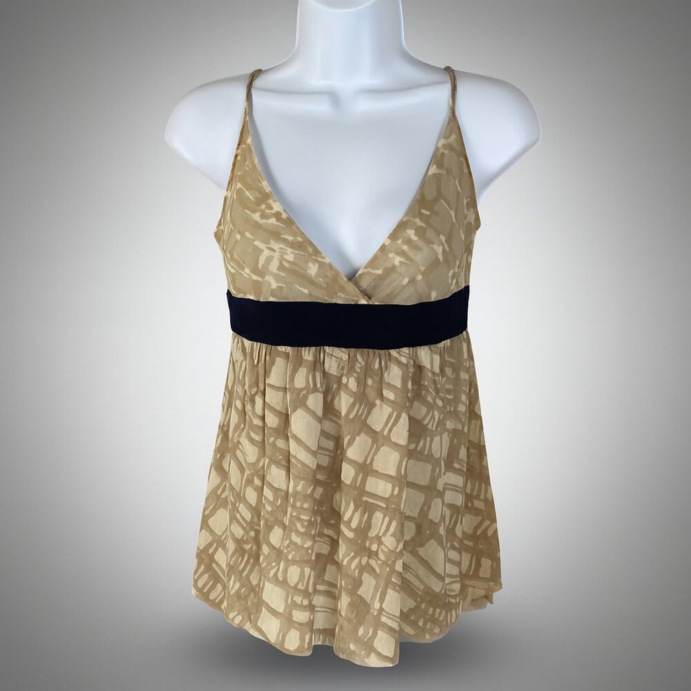 Vtg Y2K Limited Babydoll Tank | M | Mesh | Coquette Soft Girl